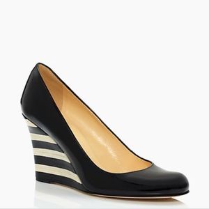 Kate Spade patent leather wedges
